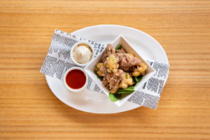 POPCORN CAULIFLOWER - Crispy fried Moroccan spiced cauliflower florets, served with marsala mayo.