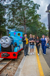 Family Captures An Iconic Photo With Thomas And Sir Topham Hatt