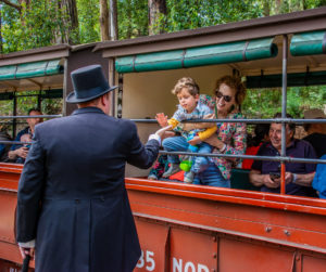 Young Boy Meets Sir Topham Hatt After Boarding The Train Ride With James And Diesel